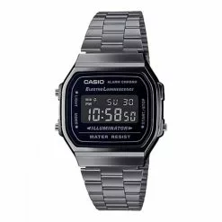 Casio General Stainless Steel Strap Unisex's Watch A168WGG-1BDF