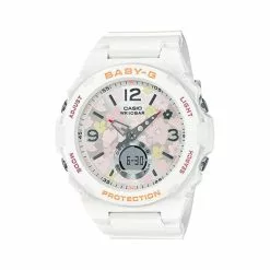 CASIO BABY-G BGA-260FL-7ADR WHITE RESIN STRAP WOMEN'S WATCH