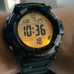 Casio Digital Black Resin Strap Men Watch AE-1500WHX-1AVDF -CASIO men casio 2152 5890246 4