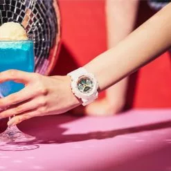 Casio Baby-G Digital-Analogue Purple Resin Strap Women Watch BA-110XPM-6ADR -CASIO men casio 2160 9790246 6