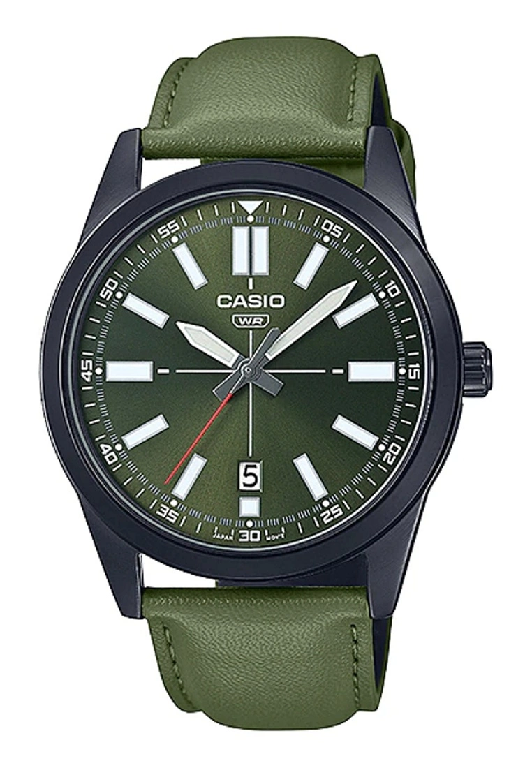 Casio Analog Leather Dress Watch (MTP-VD02BL-3E) 3 Casio Analog Leather Dress Watch (MTP-VD02BL-3E)