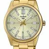 Casio Analog Gold Dress Watch (MTP-VD02G-9E)