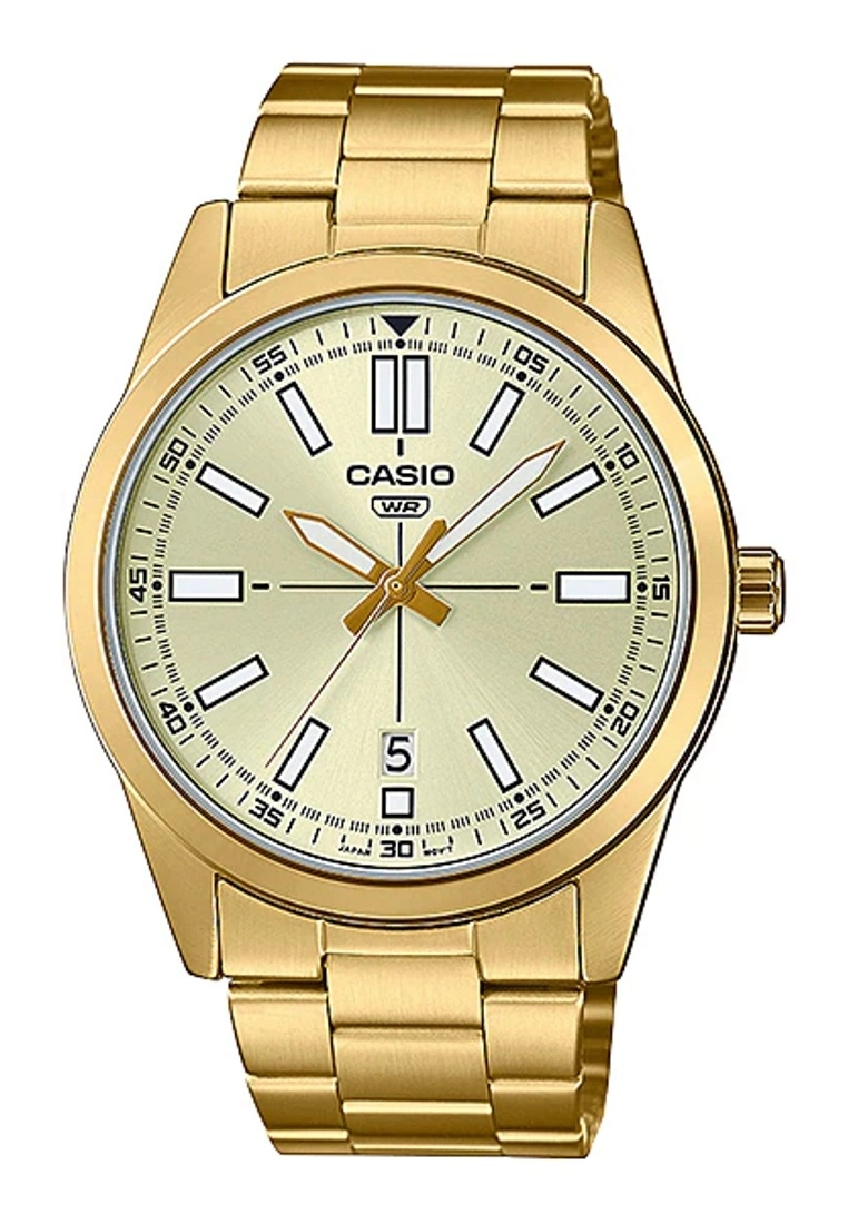 Casio Analog Gold Dress Watch (MTP-VD02G-9E) 3 Casio Analog Gold Dress Watch (MTP-VD02G-9E)