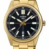 Casio Analog Gold Dress Watch (MTP-VD02G-1E)