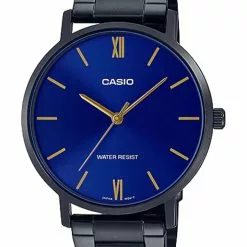 Casio Analog Stainless Steel Dress Watch (MTP-VT01B-2B)