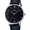 Casio Ladies Analog Leather Watch (LTP-VT01L-1B) -CASIO men casio 2532 8356116 1