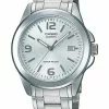Casio Enticers Analog Stainless Steel Watch (MTP-1215A-7A) -CASIO men casio 2534 1556116 1