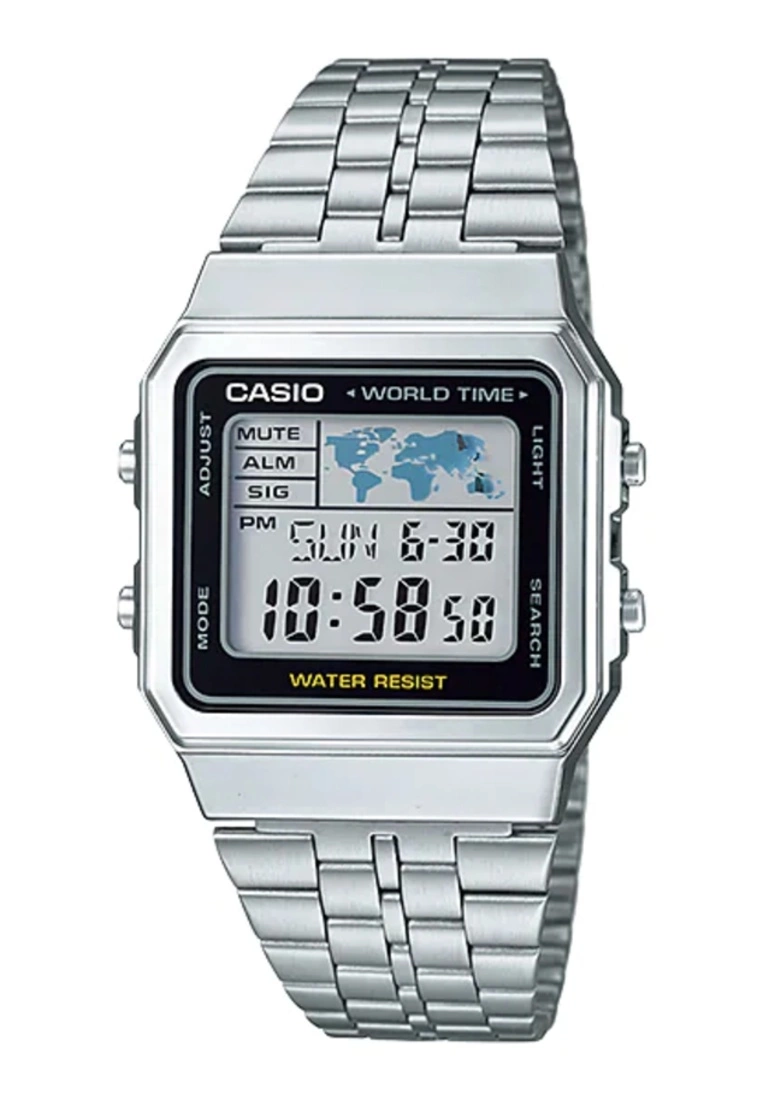 Casio Digital Bracelet Watch (A500WA-1) 3 Casio Digital Bracelet Watch (A500WA-1)