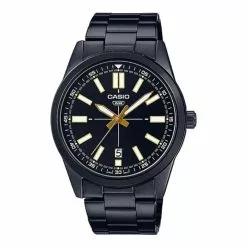 Casio General MTP-VD02B-1EUDF Black Dial Stainless Steel Men's Watch