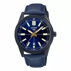 CASIO GENERAL MTP-VD02BL-2EUDF BLUE LEATHER MEN'S WATCH