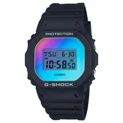 Casio G-shock Black Resin Unisex Watch DW-5600SR-1DR-P
