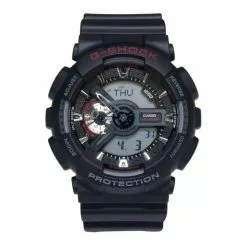 Casio G-Shock Digital Quartz Black Resin Men Watch GA-110-1ADR