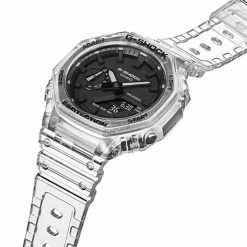 Casio G-Shock Transparent Strap Men Watch GA-2100SKE-7ADR-P -CASIO men casio 2928 6734536 2