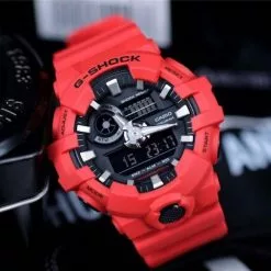 Casio G-Shock Digital Quartz Red Resin Men Watch GA-700-4ADR -CASIO men casio 2990 2044536 3