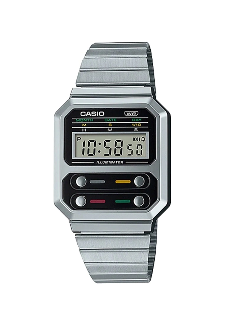 Casio Vintage Digital Sports Watch (A100WE-1A) 3 Casio Vintage Digital Sports Watch (A100WE-1A)