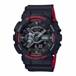 CASIO G-SHOCK GA-110HR-1ADR DIGITAL QUARTZ BLACK RESIN MEN'S WATCH