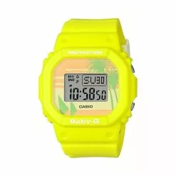CASIO BABY-G BGD-560BC-9DR YELLOW RESIN STRAP WOMEN'S WATCH