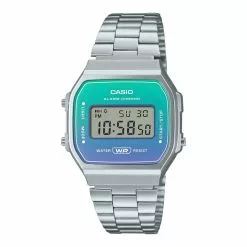 Casio Digital Stainless Steel Watch (A168WER-2A)