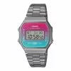 Casio Digital Stainless Steel Watch (A168WERB-2A) -CASIO men casio 4090 9009826 1