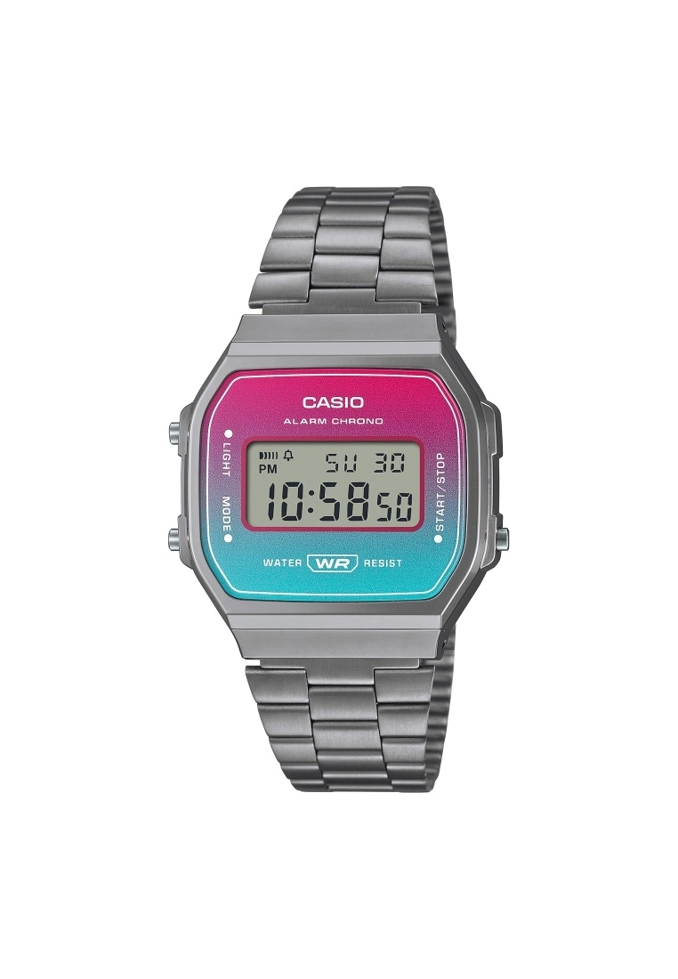 Casio Digital Stainless Steel Watch (A168WERB-2A) 3 Casio Digital Stainless Steel Watch (A168WERB-2A)