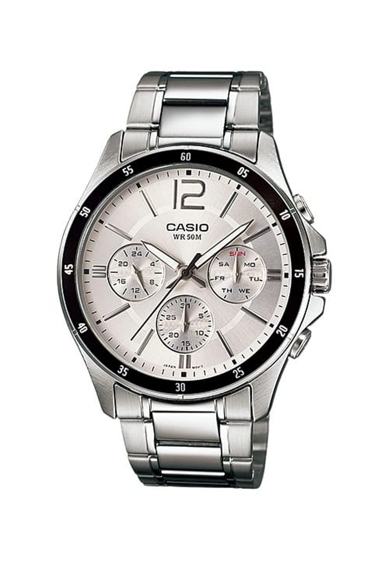 Casio Stainless Steel Classic Analog Watch (MTP-1374D-7A) 3 Casio Stainless Steel Classic Analog Watch (MTP-1374D-7A)
