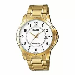 CASIO GENERAL MTP-V004G-7BUDF QUARTZ GOLD STAINLESS STEEL MEN'S WATCH