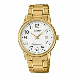 CASIO GENERAL MTP-V002G-7B2UDF GOLD STAINLESS STEEL MEN'S WATCH