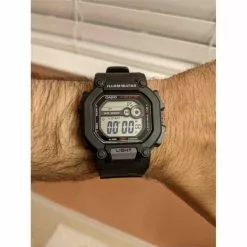 Casio General Black Resin Strap Unisex Watch W-737H-1AVDF -CASIO men casio 4515 8602536 5