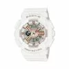 Casio Baby-G Digital-Analogue White Resin Strap Women Watch BA-110XRG-7ADR -CASIO men casio 4667 7301246 1