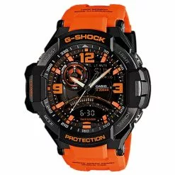 CASIO G-SHOCK GA-1000-4ADR ORANGE RESIN GRAVITY MASTER MEN'S WATCH