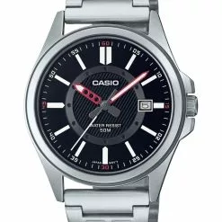Casio Stainless Steel Analog Dress Watch (MTP-E700D-1E)