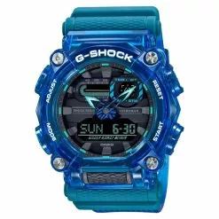 CASIO G-SHOCK GA-900SKL-2ADR BLUE RESIN STRAP MENS WATCH