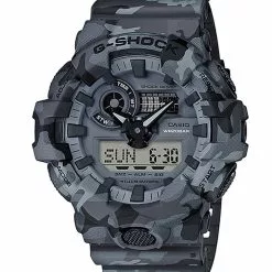 CASIO G-SHOCK GA-700CM-8ADR DIGITAL QUARTZ GREY CAMO RESIN MEN'S WATCH
