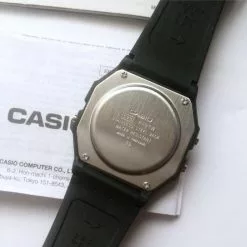 Casio General Black Resin Strap Unisex Watch F-91WG-9QDF -CASIO men casio 6377 1102246 7