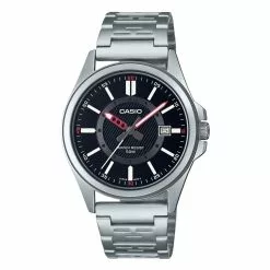 Casio Men's Analog Watch MTP-E700D-1EV Silver Stainless Steel Band Watch for men