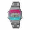 Casio A168WERB-2ADF Digital Stainless Steel Unisex Watch