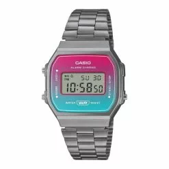 Casio A168WERB-2ADF Digital Stainless Steel Unisex Watch