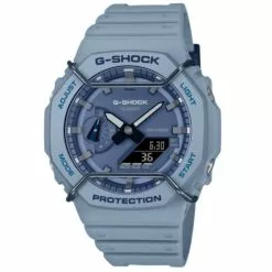Casio G-Shock Digital-Analogue Blue Resin Strap Men Watch GA-2100PT-2ADR-P
