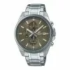 Casio Chronograph Brown Dial And Silver Stainless Steel Strap Men Watch EFV-610D-5CVUDF -CASIO men casio 7020 3202246 1