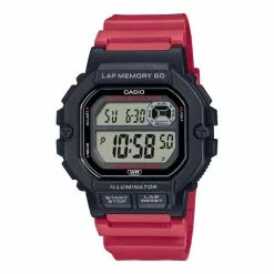 Casio General Red Resin Unisex Watch WS-1400H-4AVDF