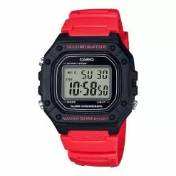 Casio General W-218H-4BVDF-P Unisex's Watch