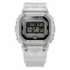 Casio G-Shock Digital Transparent White Resin Strap Men Watch DW-B5600G-7DR -CASIO men casio 8613 3641246 1