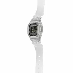 Casio G-Shock Digital Transparent White Resin Strap Men Watch DW-B5600G-7DR -CASIO men casio 8615 3641246 6
