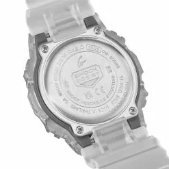 Casio G-Shock Digital Transparent White Resin Strap Men Watch DW-B5600G-7DR -CASIO men casio 8615 3641246 7
