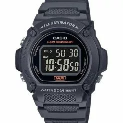 Casio Round Digital Sports Watch (W-219H-8B)