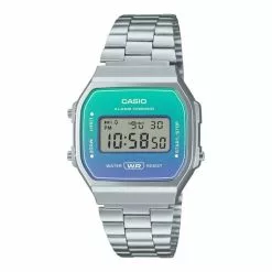 Casio A168WER-2ADF Digital Stainless Steel Unisex Watch