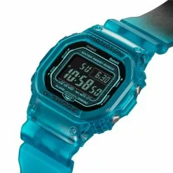 Casio G-Shock Digital Transparent Color Resin Strap Men Watch DW-B5600G-2DR -CASIO men casio 9272 6641246 6