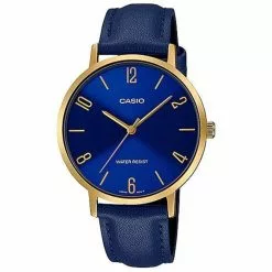 Casio Stylish Small Leather Watch (LTP-VT01GL-2B)