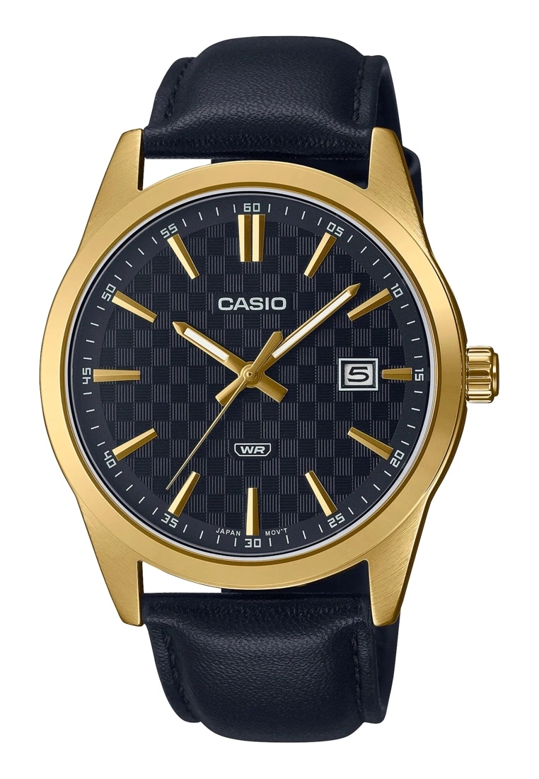 Casio Analog Leather Dress Watch (MTP-VD03GL-1A) 3 Casio Analog Leather Dress Watch (MTP-VD03GL-1A)
